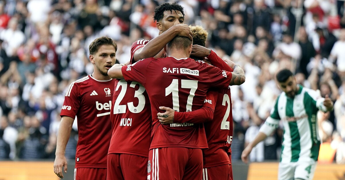 Beşiktaş: 2 – Konyaspor: 0 | MAÇ SONUCU